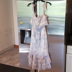 💕SAINTS+SECRETS💕 Floral Chiffon Maxi Dress